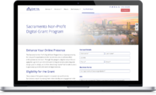 ​​Nonprofits must apply online by 5 p.m. April 28, 2023, to be eligible for the Sacramento Non-Profit Digital Grant Program.​